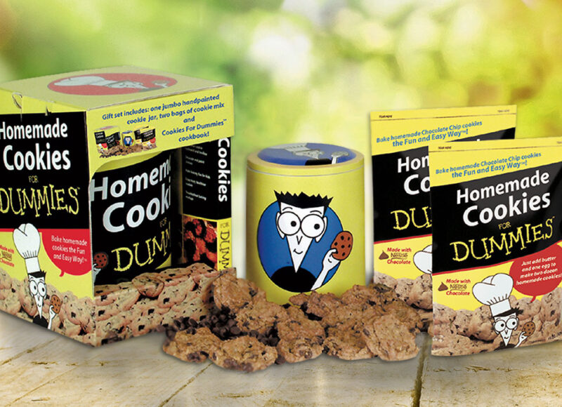 Product packaging for Homemade Cookies for Dummies by The Graphic Element