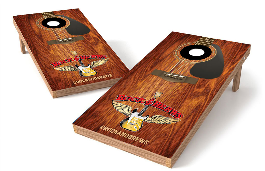 TGE Rock & Brews Cornhole by The Graphic Element