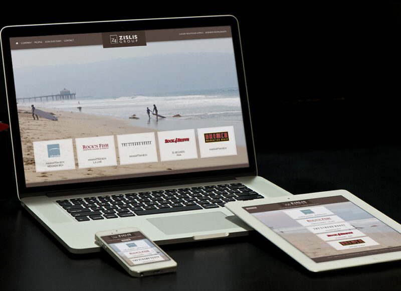 Zislis Group Website by The Graphic Element