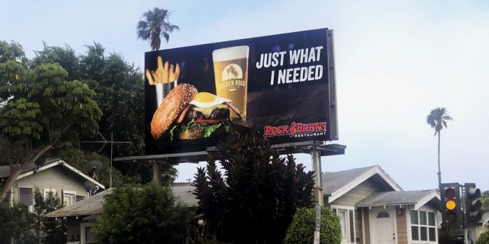 Billboard design for Rock & Brews