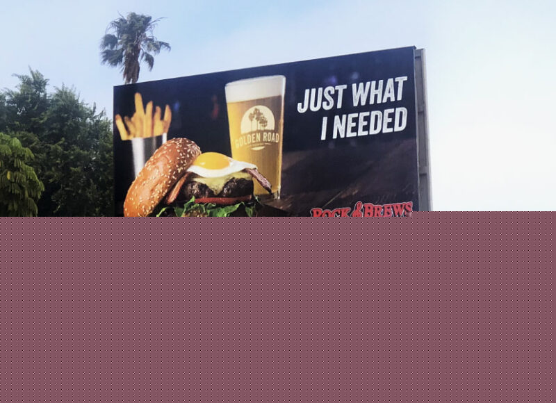Billboard design for Rock & Brews
