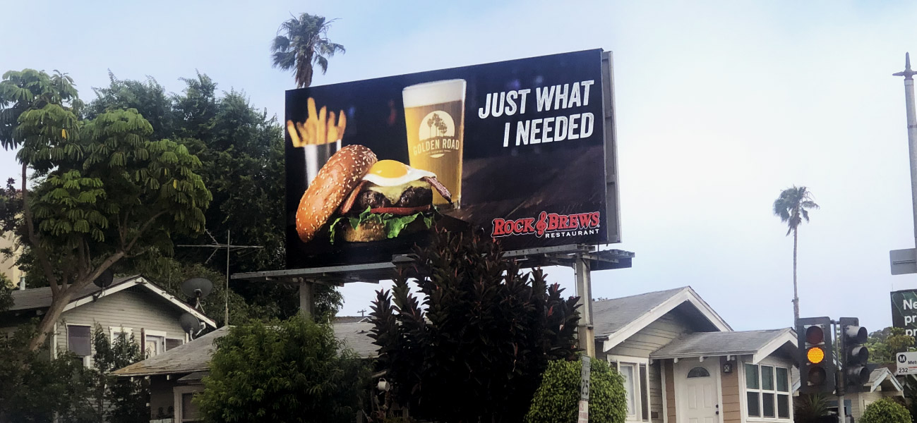 Billboard design for Rock & Brews