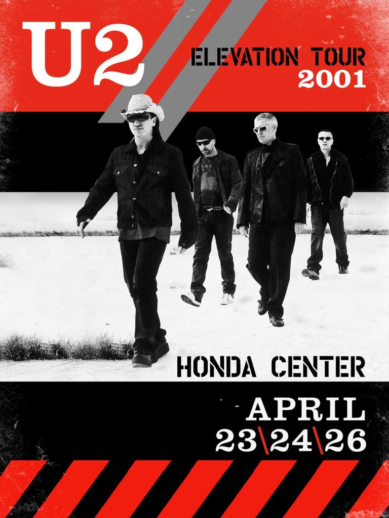 U2 Rock n Roll Band Poster by The Graphic Element