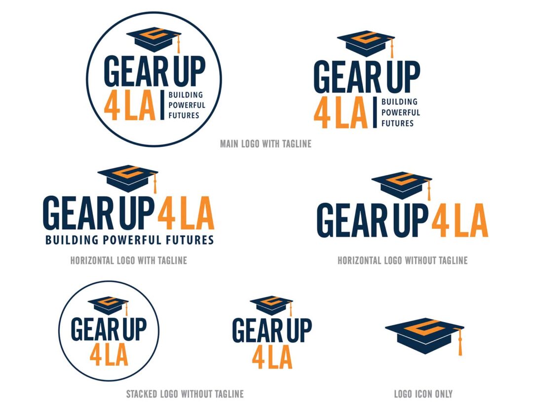 Gear Up 4 LA logo family
